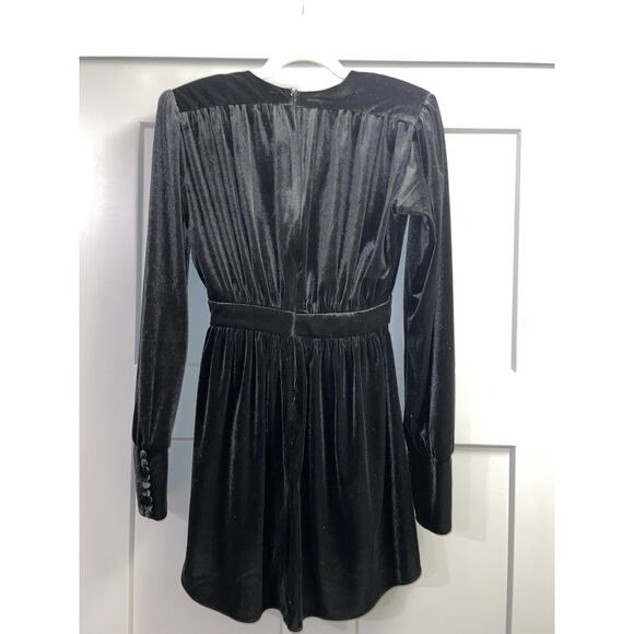 NWT New Arrivals Nico Rouge Mini Dress Long sleeve front button v-neckline 6 - Picture 4 of 8